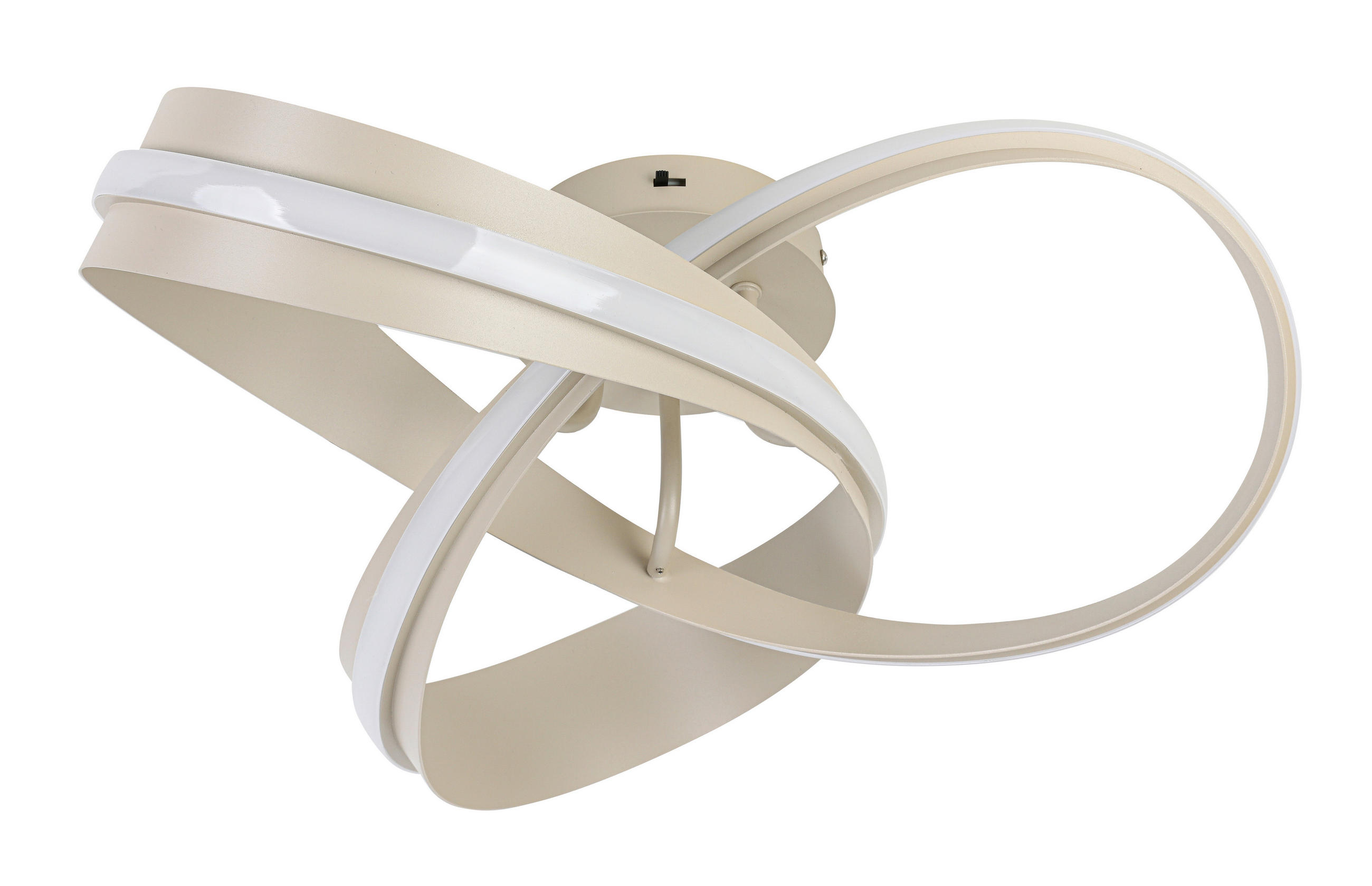 LED PLAFONJERA Orilo  - boja peska, Dizajnerski, metal/plastika (52/22cm) - Novel