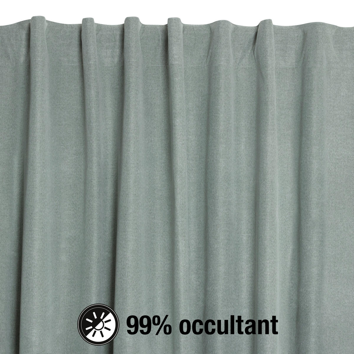 FERTIGVORHANG  black-out (lichtundurchlässig)   140/240 cm  - Khaki, Basics, Textil (140/240cm)