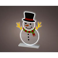 LED KARÁCSONYI FIGURA - többszínű, Basics, műanyag (10/31.5/43cm)