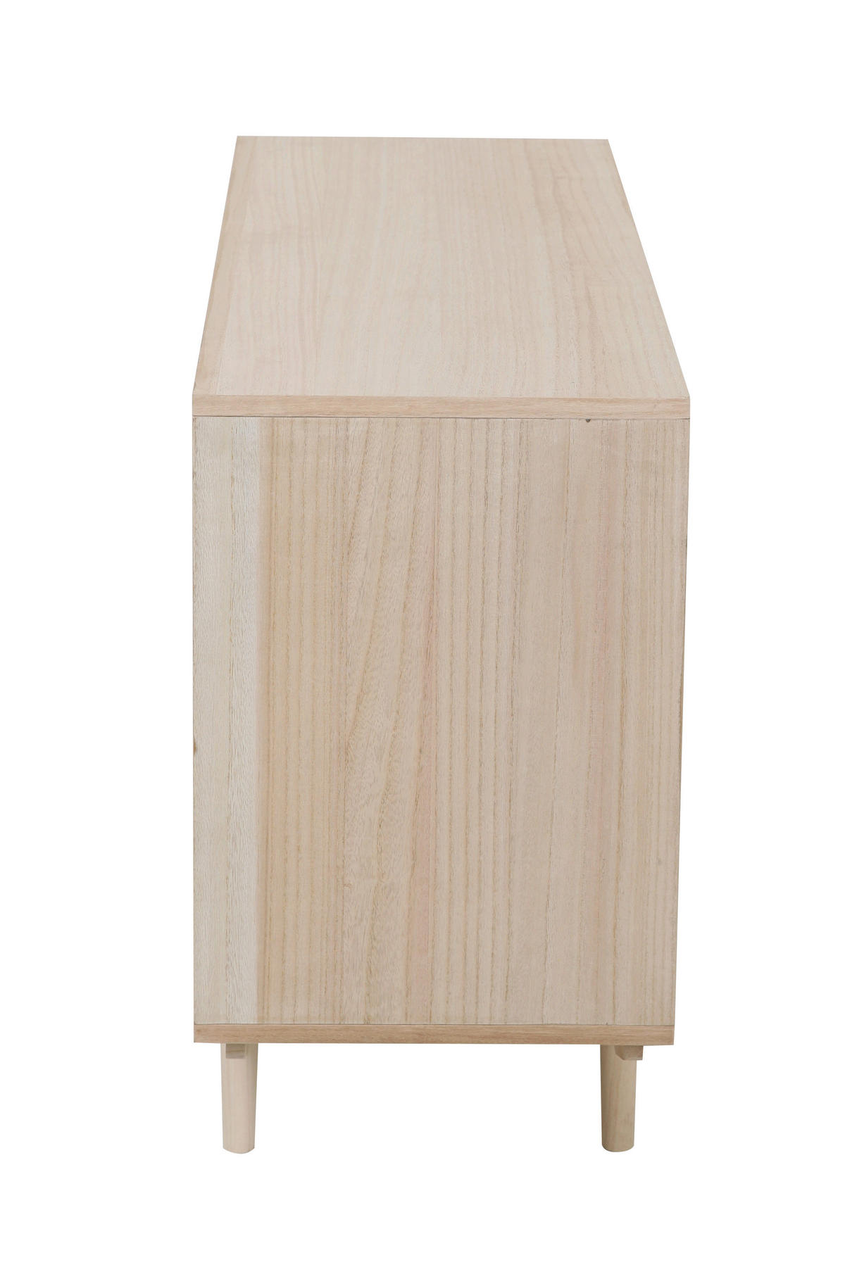 ŠIROKÁ KOMODA, paulovnie, ratan, přírodní barvy, 100/65/36 cm - přírodní barvy, Design, dřevo/kompozitní dřevo (100/65/36cm) - Livetastic