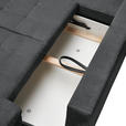 ECKSOFA  in Webstoff Dunkelgrau  - Dunkelgrau/Schwarz, KONVENTIONELL, Kunststoff/Textil (162/282cm) - Carryhome