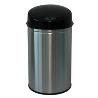 SZEMETESVÖDÖR 30 l  - fekete/ezüstszínű, Trend, műanyag/fém (31/31/61,5cm) - Echtwerk