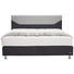 BOXSPRINGBETT 140/200 cm in Anthrazit, Weiß - Anthrazit/Alufarben, KONVENTIONELL, Kunststoff/Textil (140/200cm) - Bentley BOXSPRINGBETT 140/200 cm in Anthrazit, Weiß - Anthrazit/Alufarben, KONVENTIONELL, Kunststoff/Textil (140/200cm) - Bentley