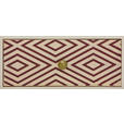 NACHTSCHRANK 40/55/35 cm Mangoholz vollmassiv  - Goldfarben/Schwarz, LIFESTYLE, Holz/Metall (40/55/35cm) - Landscape