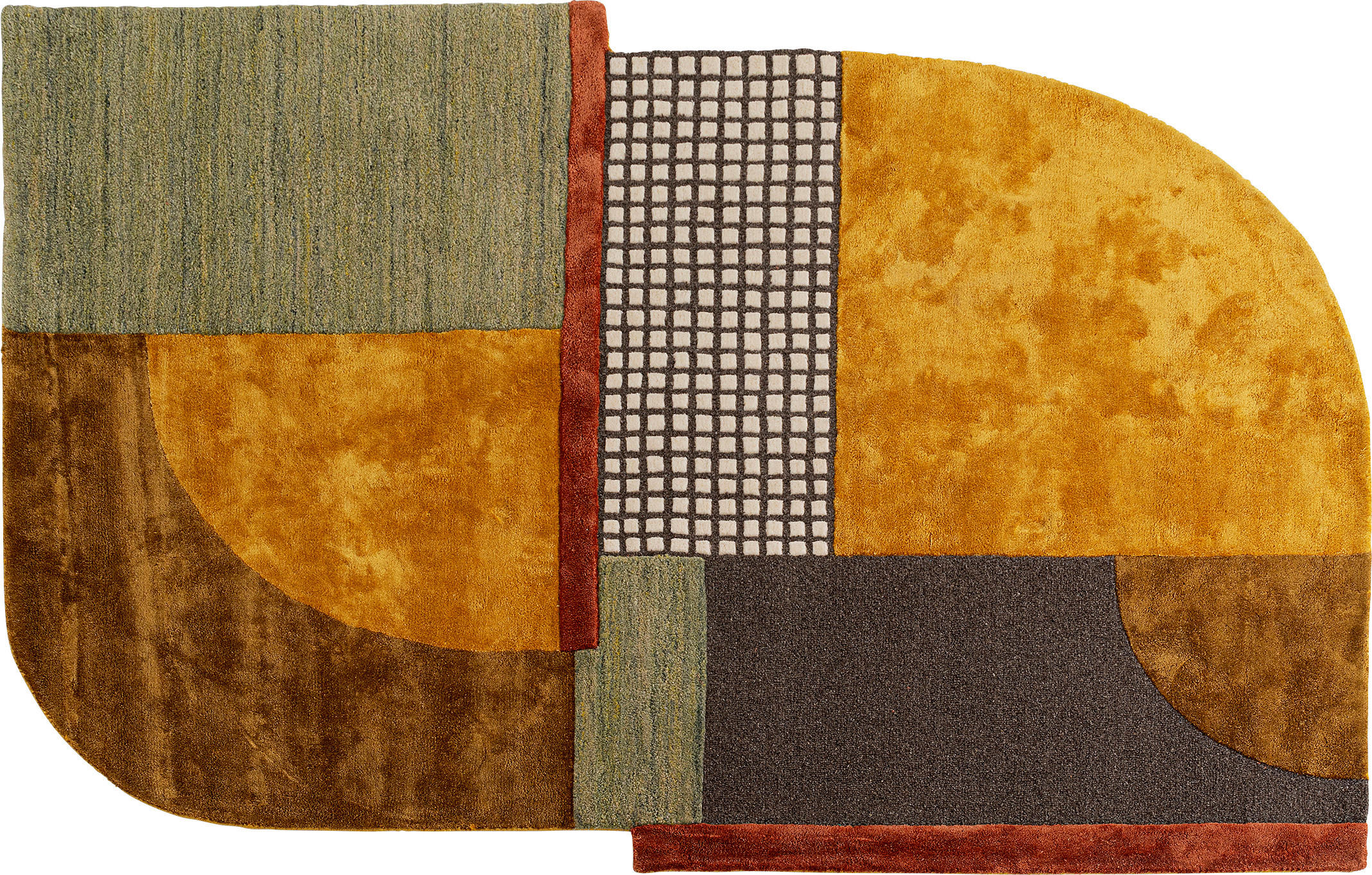 Kare-Design Teppich Mehrfarbig 170x240 cm