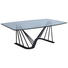 COUCHTISCH in Glas, Metall - Klar/Schwarz, Design, Glas/Metall (120/70/42cm) COUCHTISCH in Glas, Metall - Klar/Schwarz, Design, Glas/Metall (120/70/42cm)