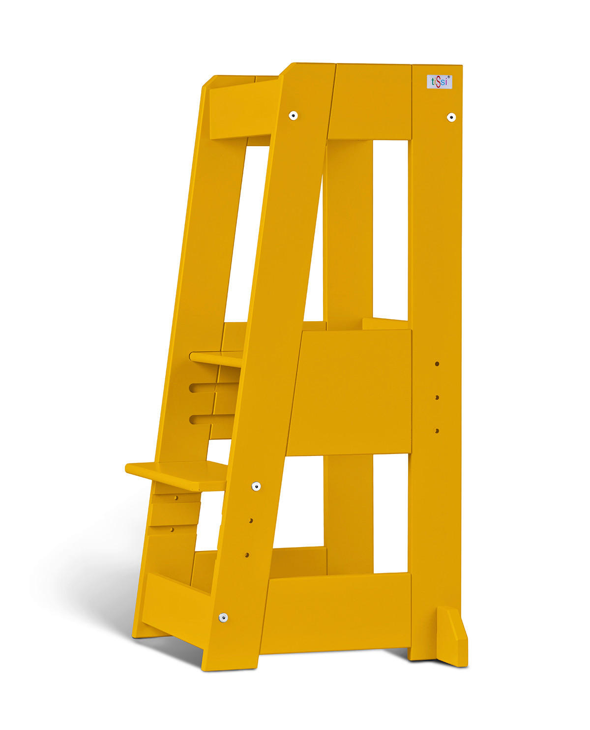 LERNTURM Felix  - Gelb, MODERN, Holz (40/89/40cm) - tiSsi