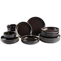 KOMBISERVICE Bastia mocha 16-teilig  - Mokka, Trend, Keramik - Novel