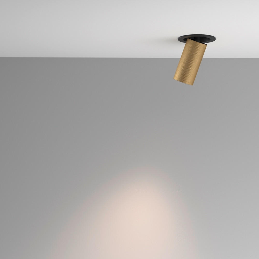 DECKENLEUCHTE  5,4/14,1 cm    - Goldfarben/Schwarz, Modern, Metall (5,4/14,1cm) - MAYTONI