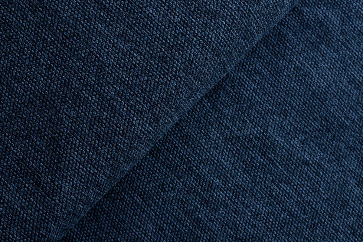 ECKSOFA Flachgewebe Dunkelblau  - Schwarz/Dunkelblau, Design, Textil/Metall (175/246cm) - Celina