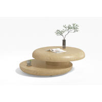 COUCHTISCH furniert 90/90/35 cm rund Naturfarben  - Naturfarben, MODERN, Holzwerkstoff (90/90/35cm) - Livetastic