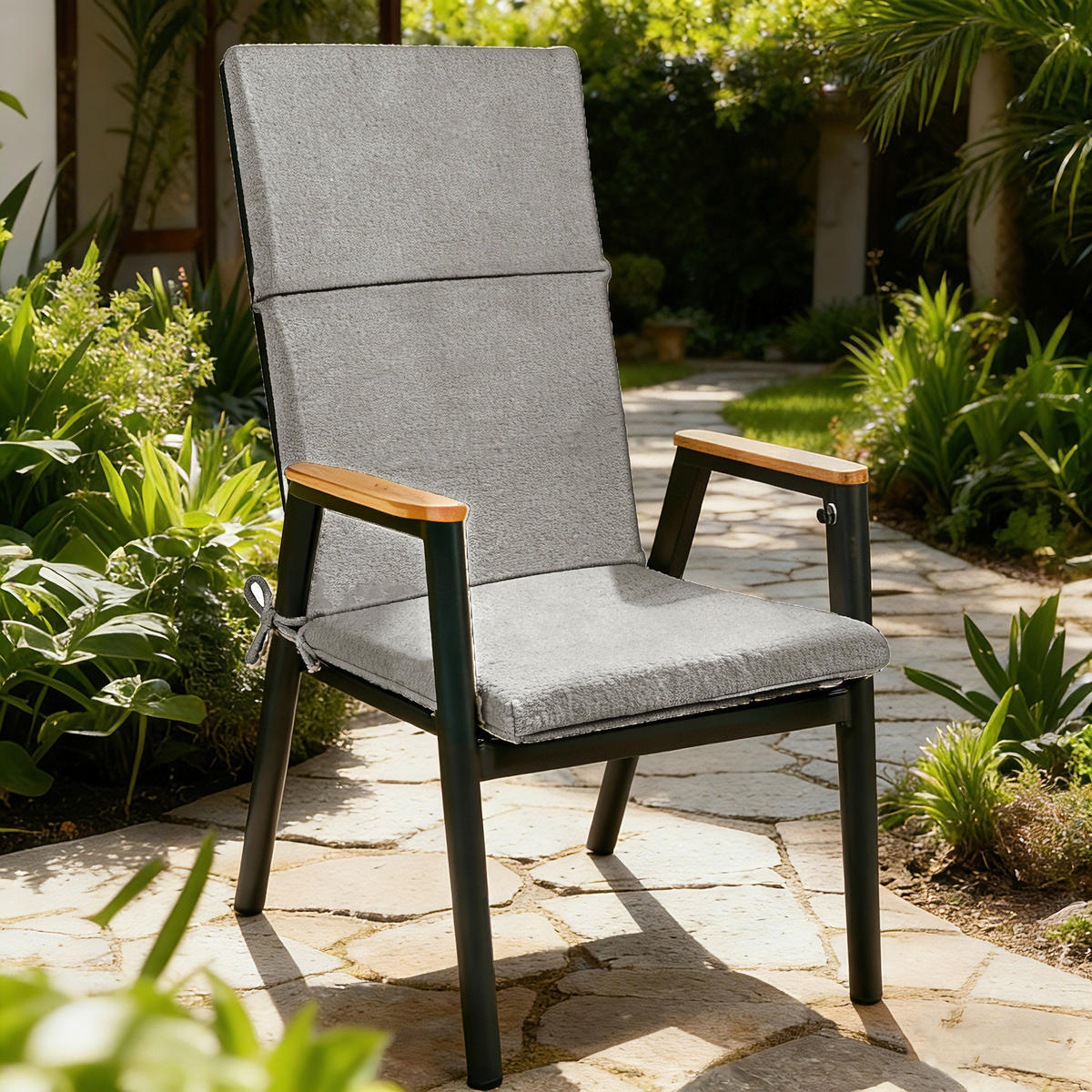 GARTENSITZKISSEN Taupe  - Taupe, Konventionell, Textil (50/72/48cm) - Dieter Knoll