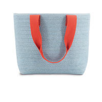 EINKAUFSKORB 48/14,5/32 cm  - Orange/Hellblau, Basics, Papier/Textil (48/14,5/32cm) - REMEMBER