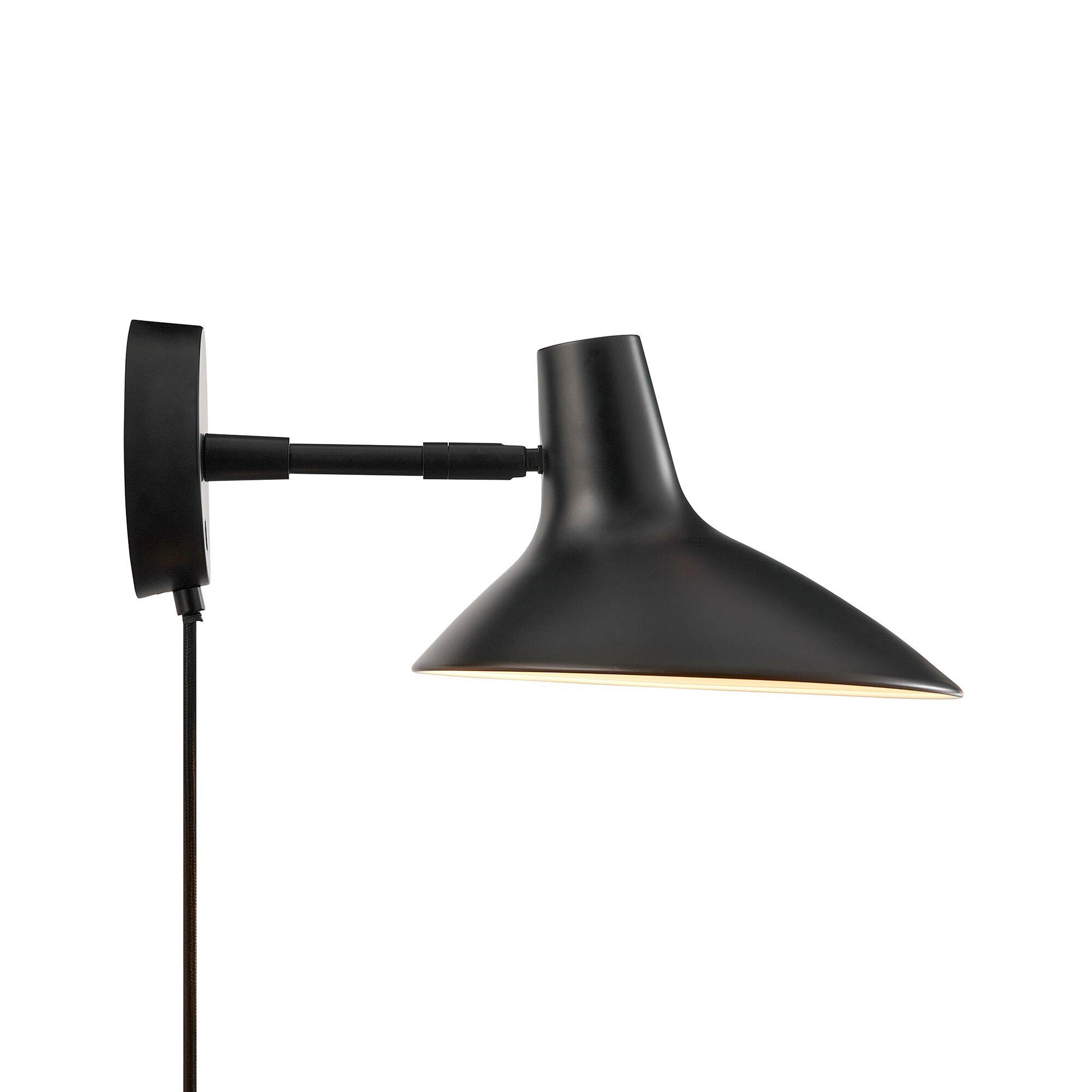 WANDLEUCHTE 22,4/15,5/33,5 cm   - Schwarz, KONVENTIONELL, Metall (22,4/15,5/33,5cm) - Nordlux