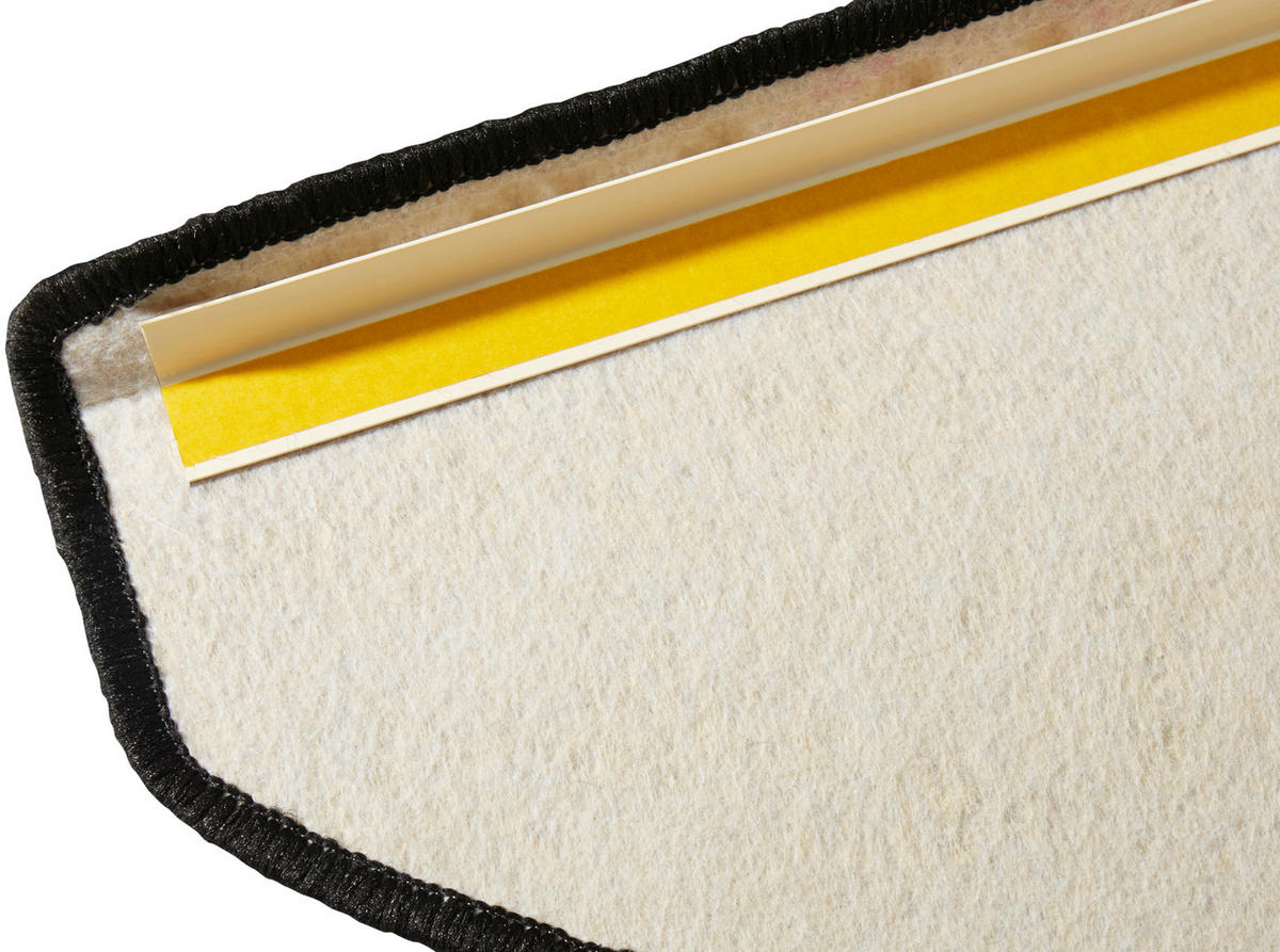 FUßMATTE   Schwarz  - Schwarz, Basics, Kunststoff (23/0,7/65cm) - Hanse Home