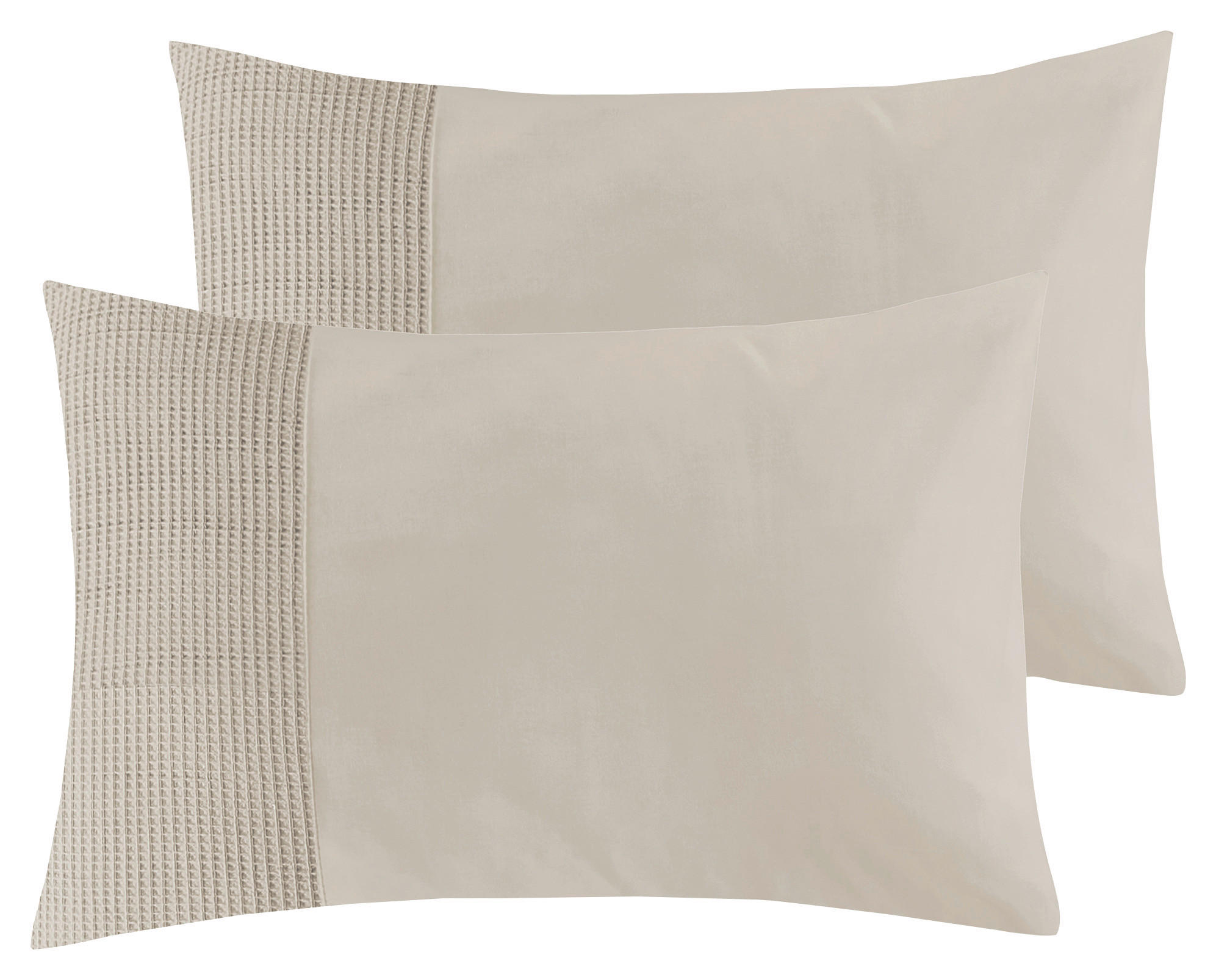 KISSENHÜLLEN-SET 40/80 cm  - Sandfarben, Design, Textil (40/80cm) - Novel