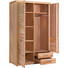 KLEIDERSCHRANK in massiv Kernbuche Buchefarben - Buchefarben/Alufarben, KONVENTIONELL, Glas/Holz (120/203/60cm) - Landscape KLEIDERSCHRANK in massiv Kernbuche Buchefarben - Buchefarben/Alufarben, KONVENTIONELL, Glas/Holz (120/203/60cm) - Landscape