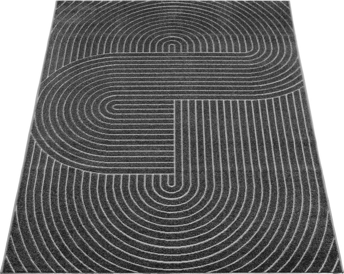 OUTDOORTEPPICH 120/160 cm Tenerife Plus Anthrazit  - Anthrazit, KONVENTIONELL, Textil (120/160cm) - Novel