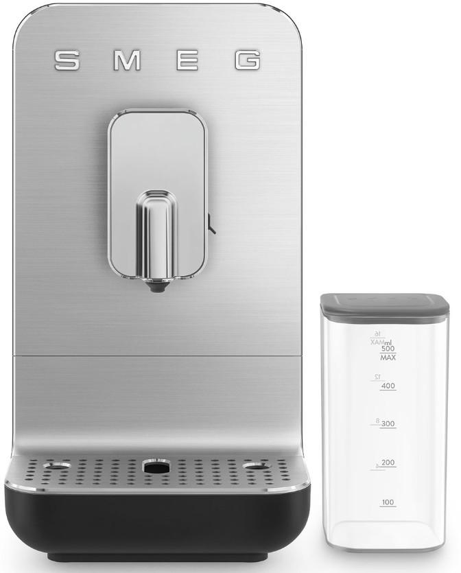 KAFFEEVOLLAUTOMAT Collezione  - Silberfarben/Schwarz, Basics, Kunststoff/Metall (18,0/33,6/43,3cm) - SMEG