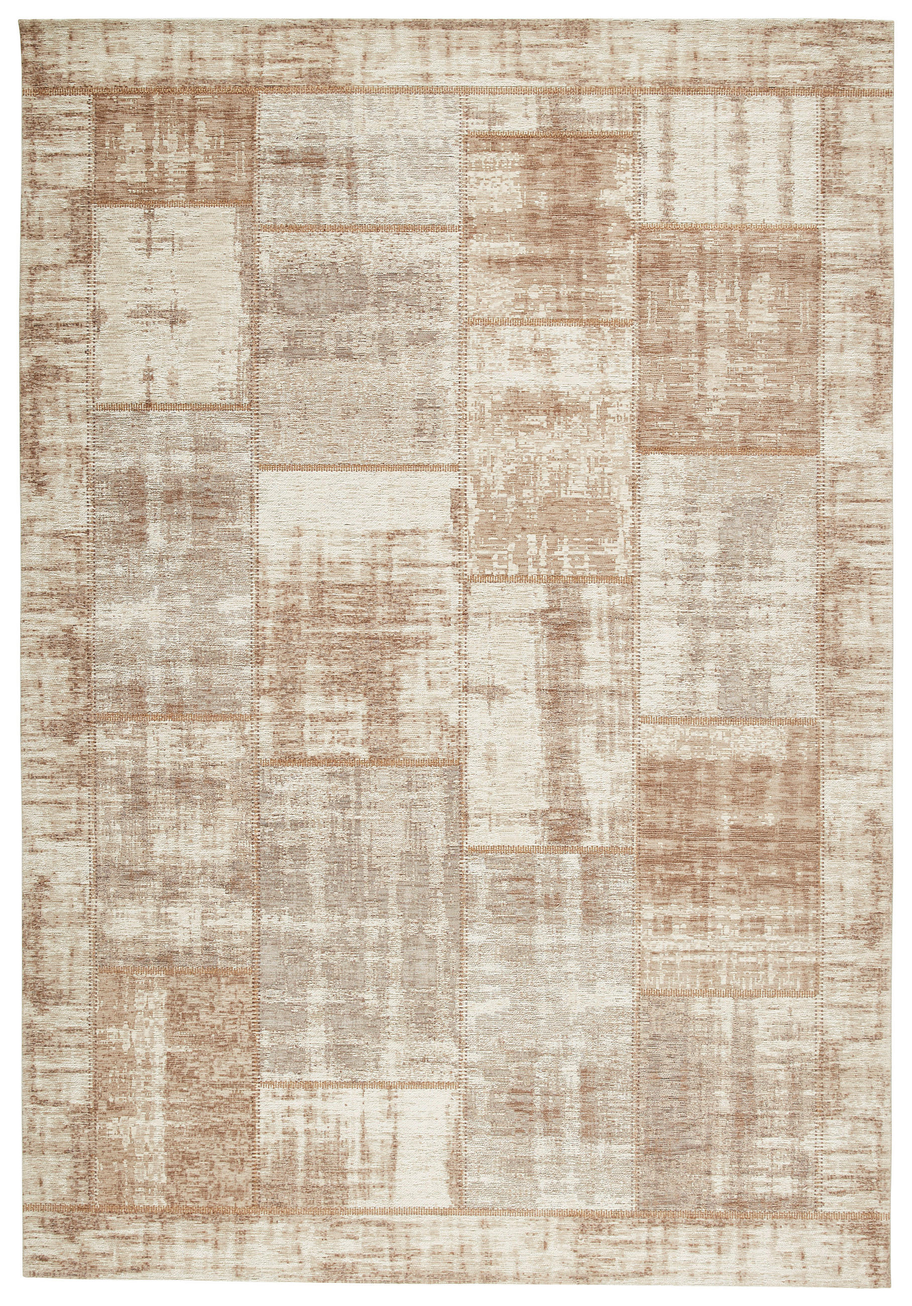 FLACHWEBETEPPICH Wohnzimmer 200/200 cm Beige quadratisch  - Beige, Trend, Textil (200/200cm) - Novel