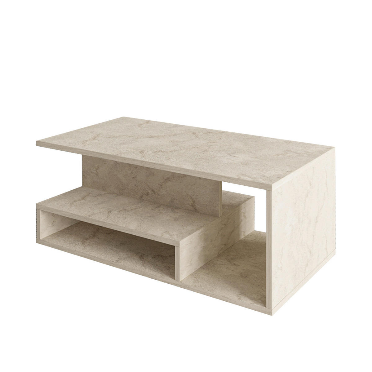 COUCHTISCH Vera Couchtisch 90/45/35 cm Beige  - Beige, Design, Holzwerkstoff (90/45/35cm) - Livetastic