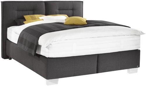 Boxspringbett 200/200 cm in Schwarz