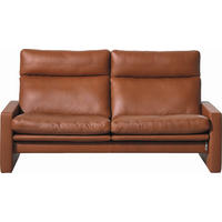 2-SITZER-SOFA Manhattan Echtleder Braun  - Braun, KONVENTIONELL, Leder (177/97/95cm) - Erpo