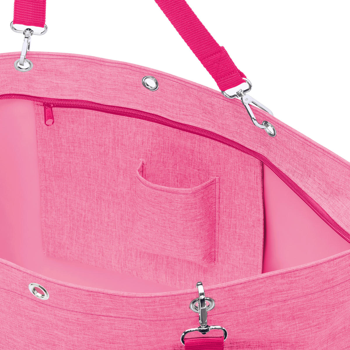 CESTOVNÁ TAŠKA  - pink, Basics, textil (68/45.5/20cm) - Reisenthel