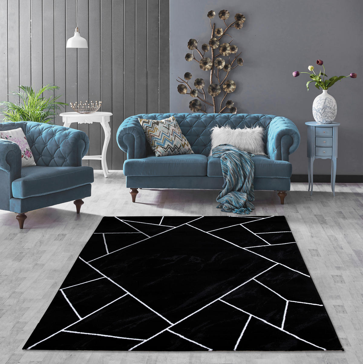 LÄUFER 80/300 cm 39213 Schwarz  - Schwarz, Design, Textil (80/300cm)