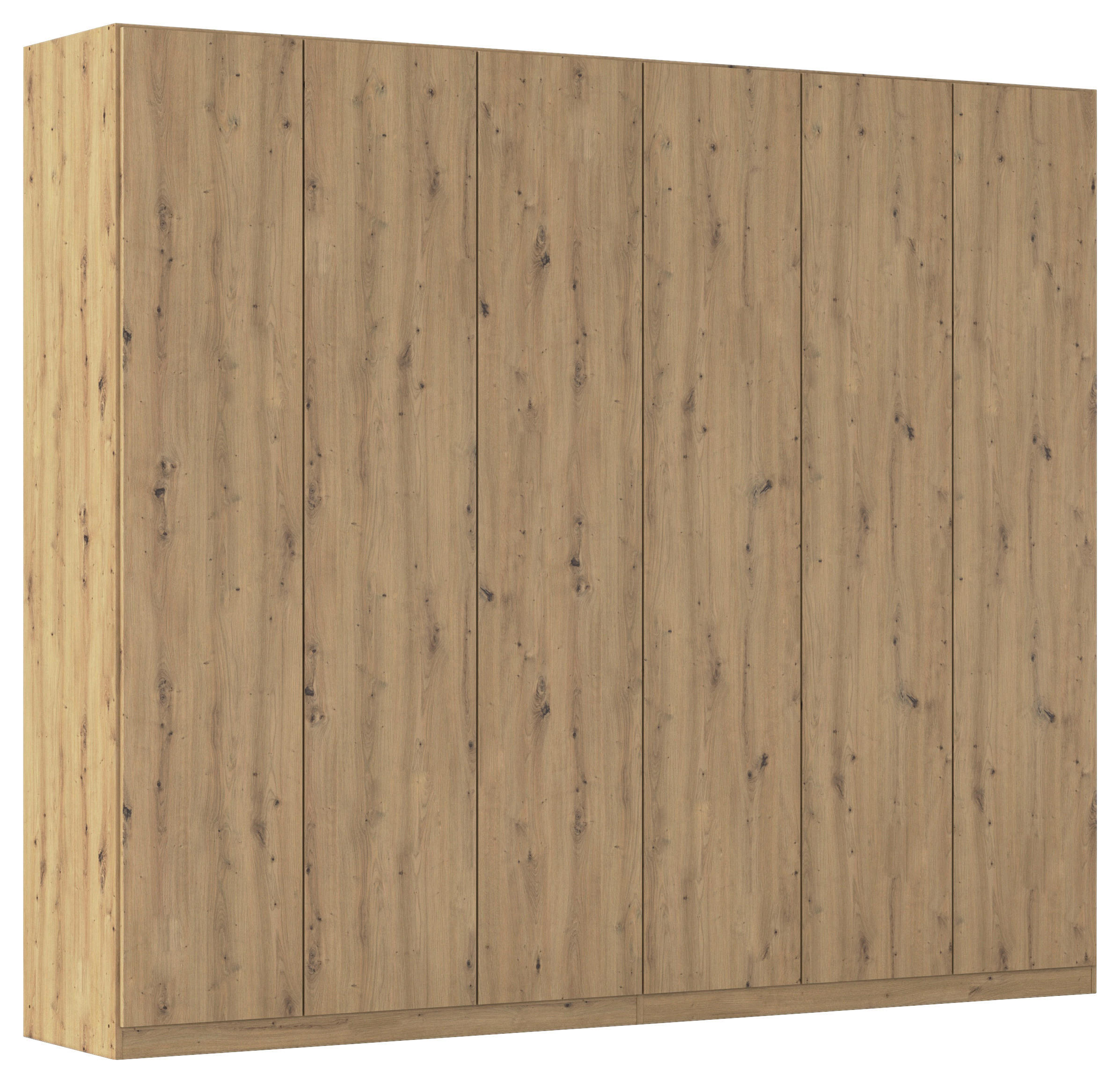 FALTTÜRENSCHRANK 271/229/54 cm 4-türig Eiche Artisan  - Eiche Artisan, Holzwerkstoff (271/229/54cm) - Rauch Möbel
