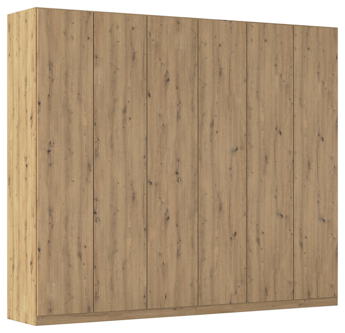 FALTTÜRENSCHRANK 271/229/54 cm 4-türig Eiche Artisan  - Eiche Artisan, Holzwerkstoff (271/229/54cm) - Rauch Möbel