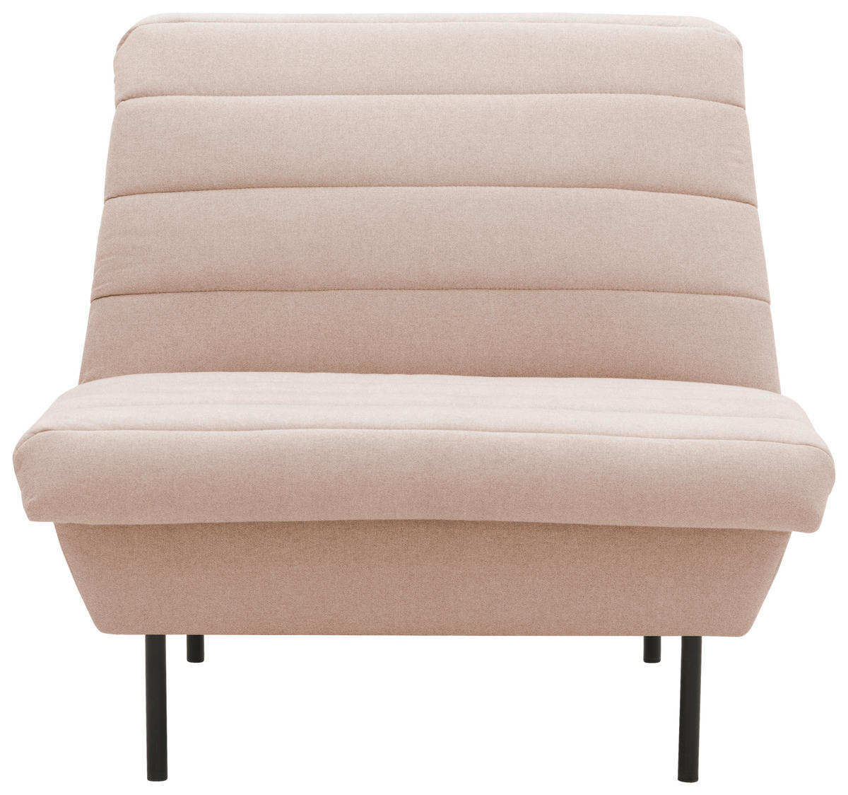 SESSEL in Flachgewebe Creme  - Creme/Schwarz, Design, Textil/Metall (92/92/103cm) - LOOKS by W.Joop