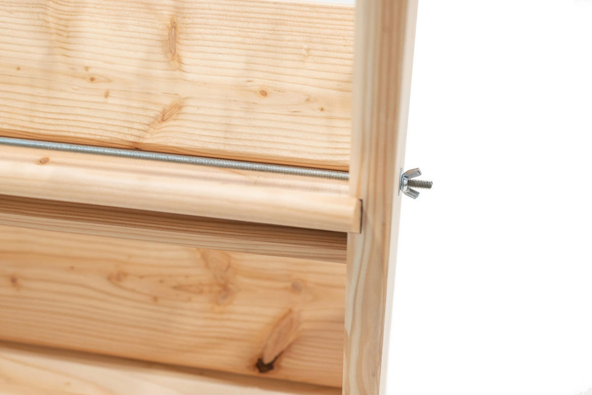 GARTENREGAL Holz  - Lärchefarben, Basics, Holz (80/95/50cm) - Ambia Garden