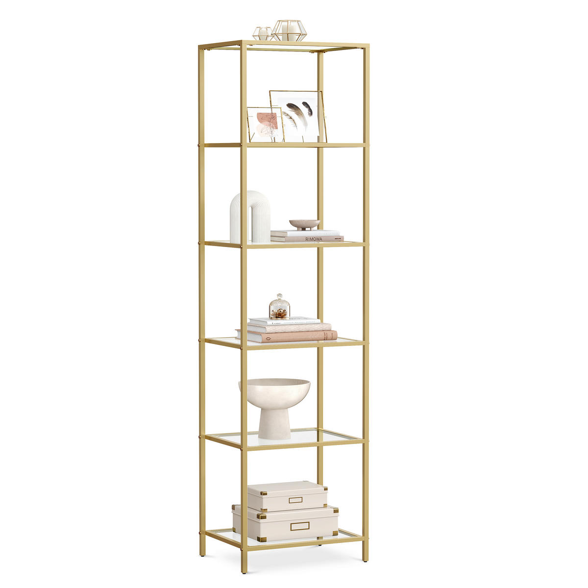 REGAL Goldfarben  - Goldfarben, Basics, Glas/Metall (40/177.3/30cm) - Boxxx