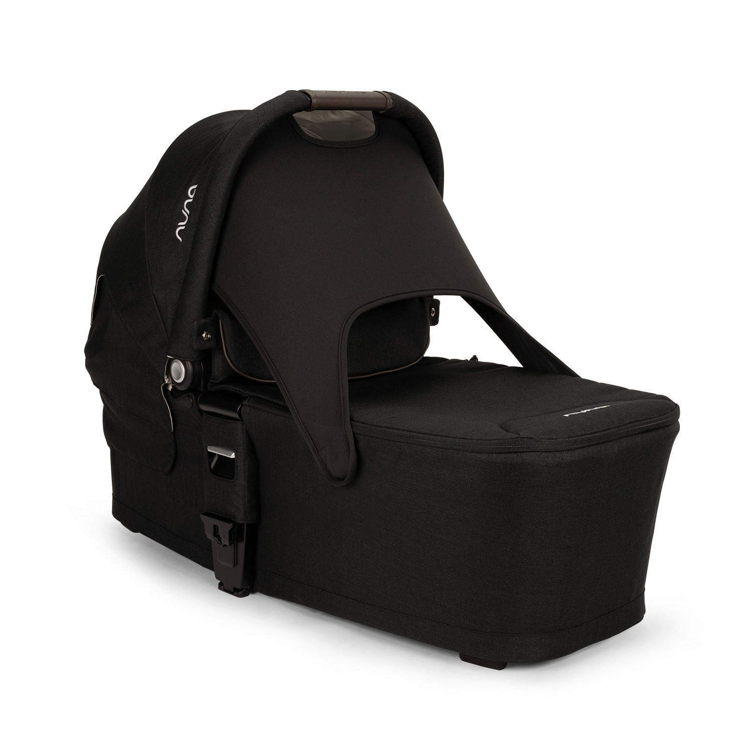 LIEGEWANNE Mixx Next  - Haselnussfarben/Schwarz, Basics, Textil (43/63/90,5cm) - Nuna
