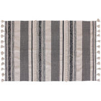 TEPPICH 230/160 cm Grau, Schwarz, Hellgrau, Beige rechteckig  - Beige/Hellgrau, Trend, Textil (230/160cm)