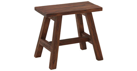 SITZBANK 50/45/25 cm in Naturfarben - Naturfarben, LIFESTYLE, Holz (50/45/25cm) - Landscape
