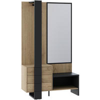 GARDEROBE  in 115/200/41,6 cm  - Eichefarben/Anthrazit, KONVENTIONELL, Holzwerkstoff (115/200/41,6cm) - Carryhome