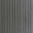 ECKSOFA Grau Cord  - Schwarz/Grau, KONVENTIONELL, Textil/Metall (276/173cm) - Carryhome