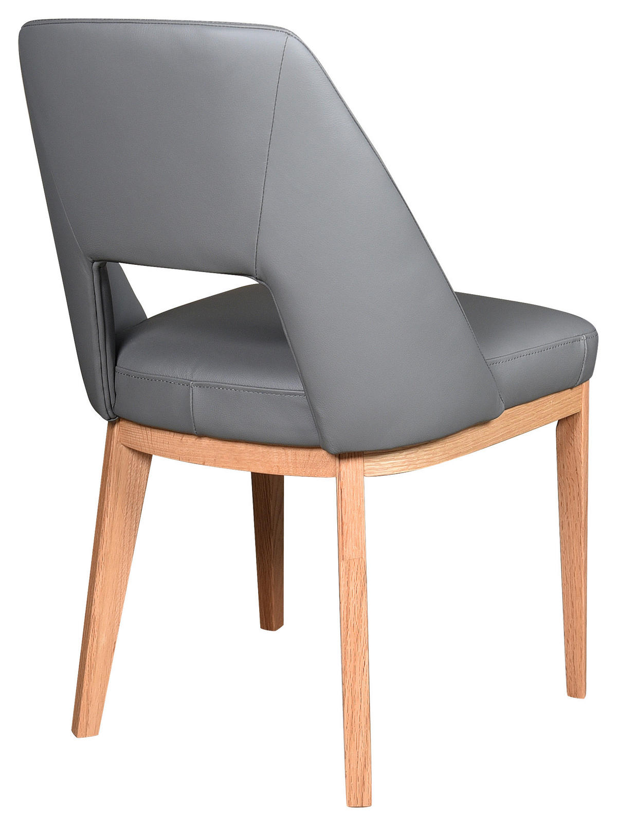 ŽIDLE,  - Konvenční, dřevo/kůže (51/88/58cm) - Livetastic