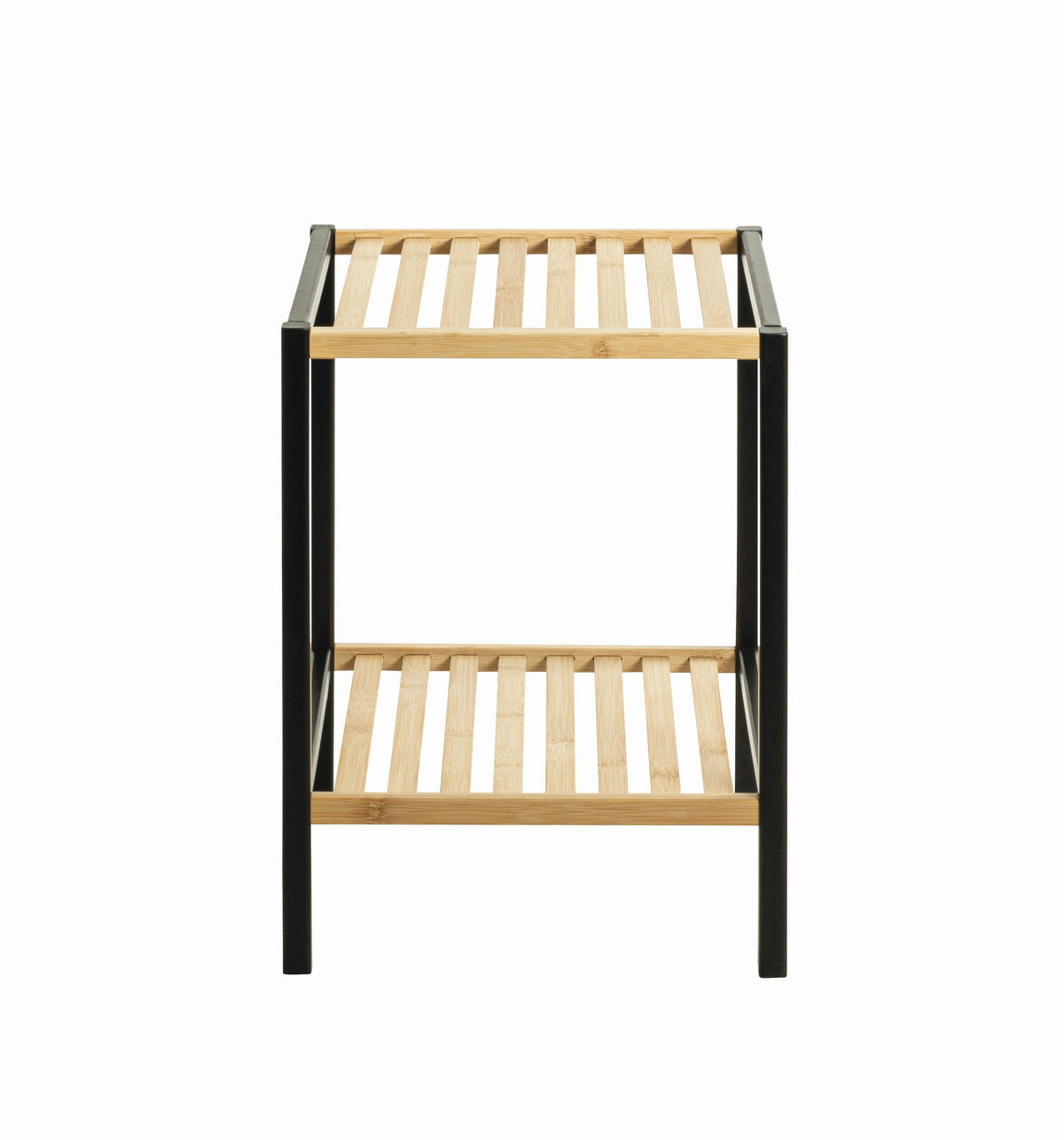 BEISTELLTISCH in Holz 35/35/47 cm  - Schwarz/Naturfarben, Design, Holz (35/35/47cm)