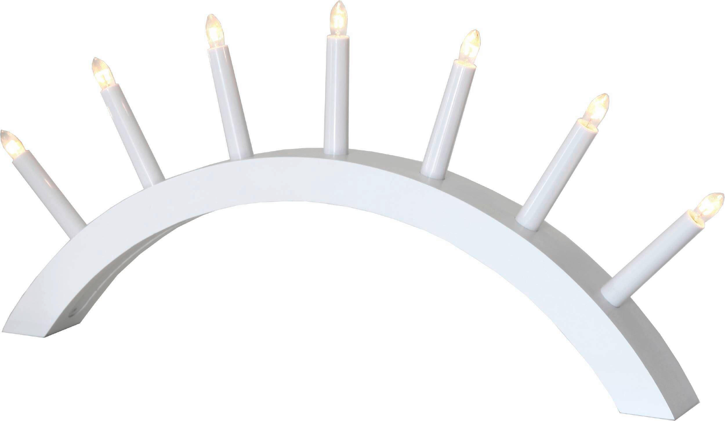 LED-KERZE  - Weiß, Basics, Holz/Kunststoff (58/6/29cm) - Eglo