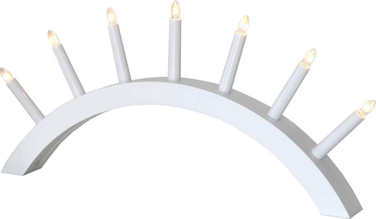 LED-KERZE  - Weiß, Basics, Holz/Kunststoff (58/6/29cm) - Eglo