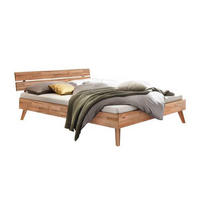 BETT 100/200 cm  in Kernbuche  - Buchefarben/Kernbuche, Design, Holz (100/200cm) - Hasena