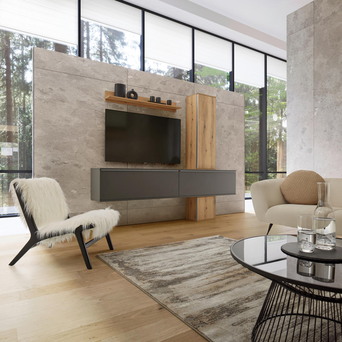 COMODĂ TV 127,5/45/40 cm  - Modern (127,5/45/40cm) - Hom`in