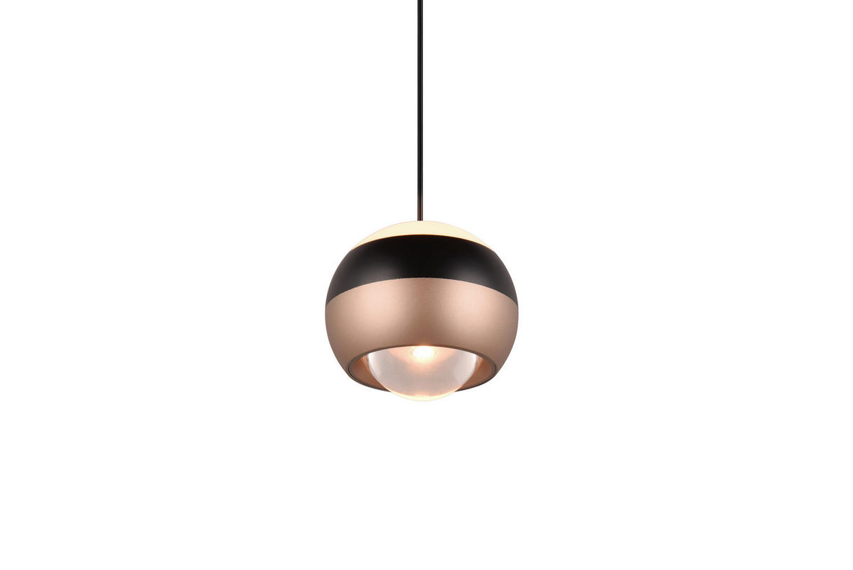 ZÁVESNÉ LED SVIETIDLO, 15,5/200 cm  - čierna, Design, kov (15,5/200cm) - Trio Leuchten