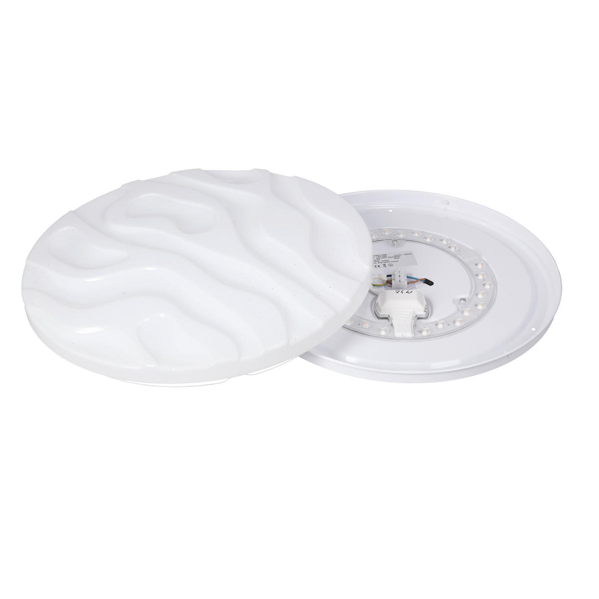 LED-DECKENLEUCHTE 29/29/6 cm   - Weiß, KONVENTIONELL, Kunststoff/Metall (29/29/6cm)