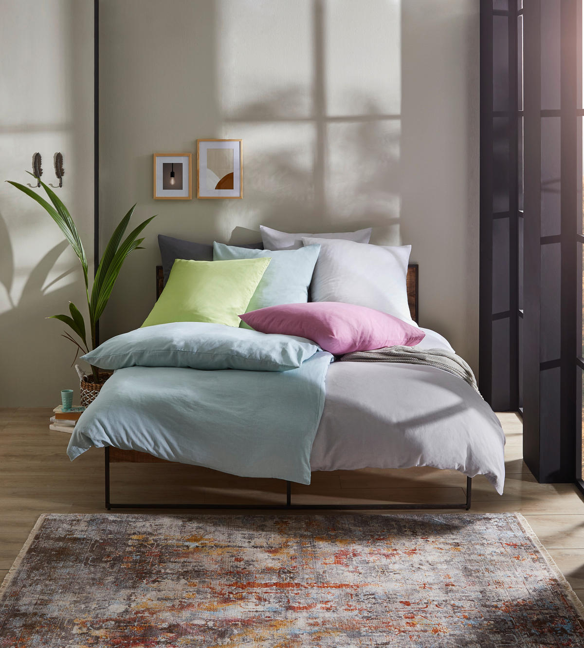 POSTELJINA Lozano 135/200 cm tekstil pink  - pink, Konvencionalno, tekstil (135/200cm) - Novel