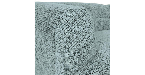 BIGSOFA  in Chenille Mintgrün  - Schwarz/Mintgrün, KONVENTIONELL, Kunststoff/Textil (240/75/105cm) - Carryhome