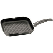 GRILLPFANNE 27/27 cm PTFE-Antihaftbeschichtung - Schwarz, Basics, Metall (27/27cm) - WMF